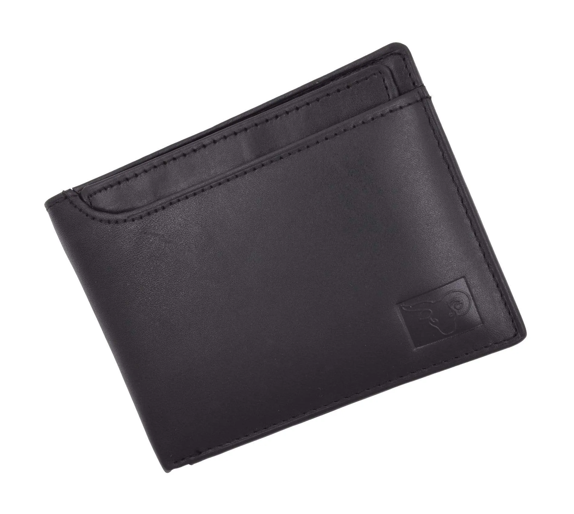 Cavelio Genuine High Quality Leather Mens Bifold Wallet with Removable ID Card Holder 730534 (C)