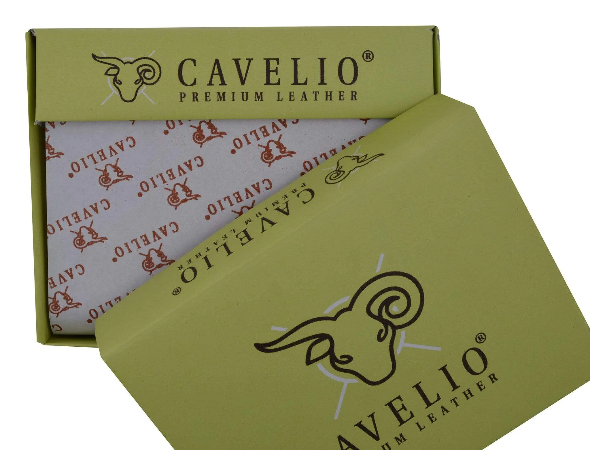 Cavelio Hunter New Premium Leather Credit Card ID Money Holder Trifold Wallet HU1955 (C)