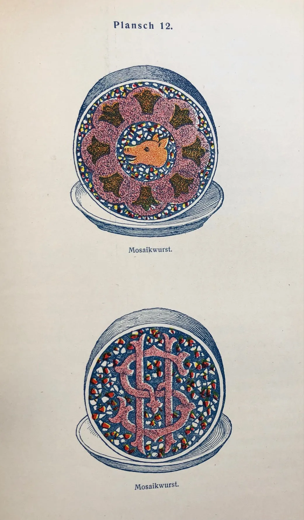 (Charcuterie) Wilhelm Mohl & H.B. Goldschmidt. Illustrerad Handbok for finare Korf- och Charkuterivaror.