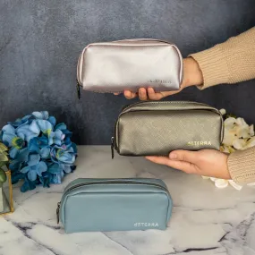 Chic Vegan Leather Essential Oil Clutch Bags