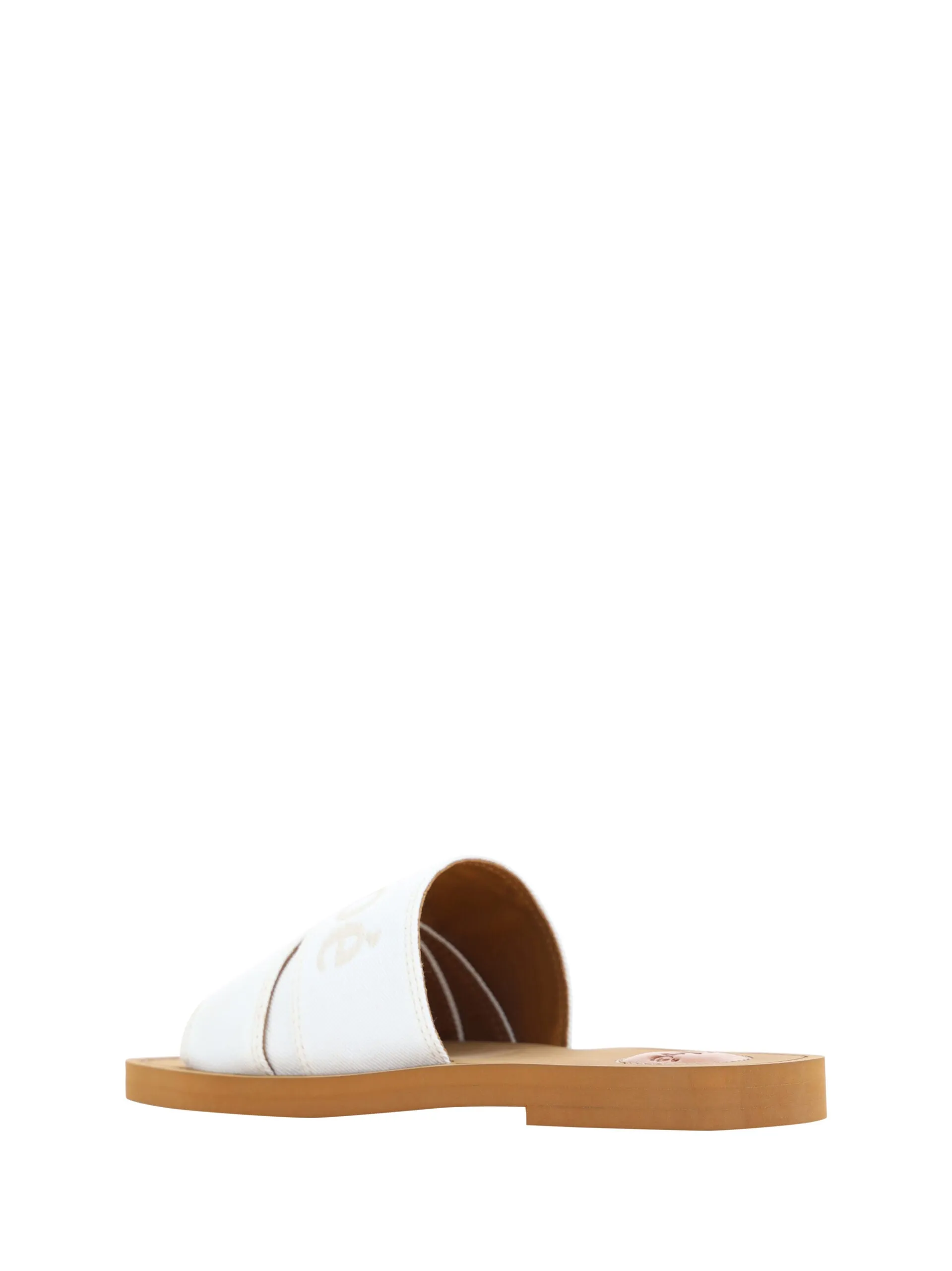 Chloé Elegant  Cotton Slide Women's Sandals