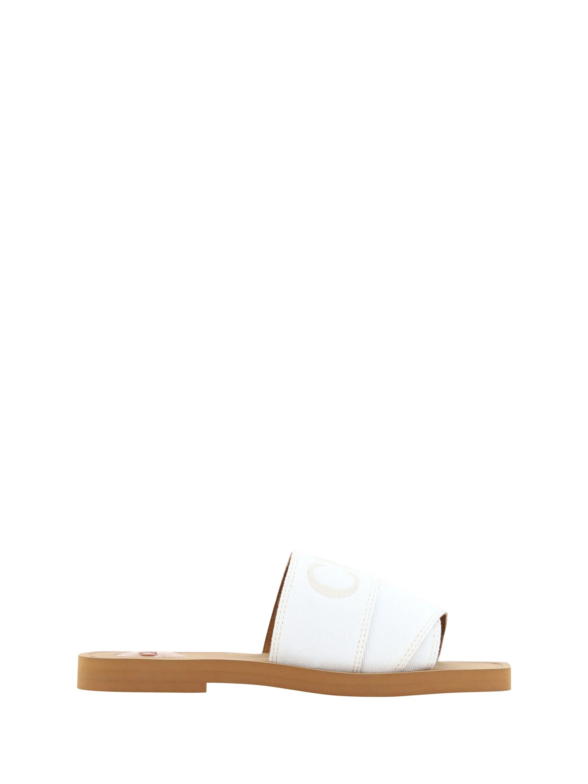 Chloé Elegant  Cotton Slide Women's Sandals