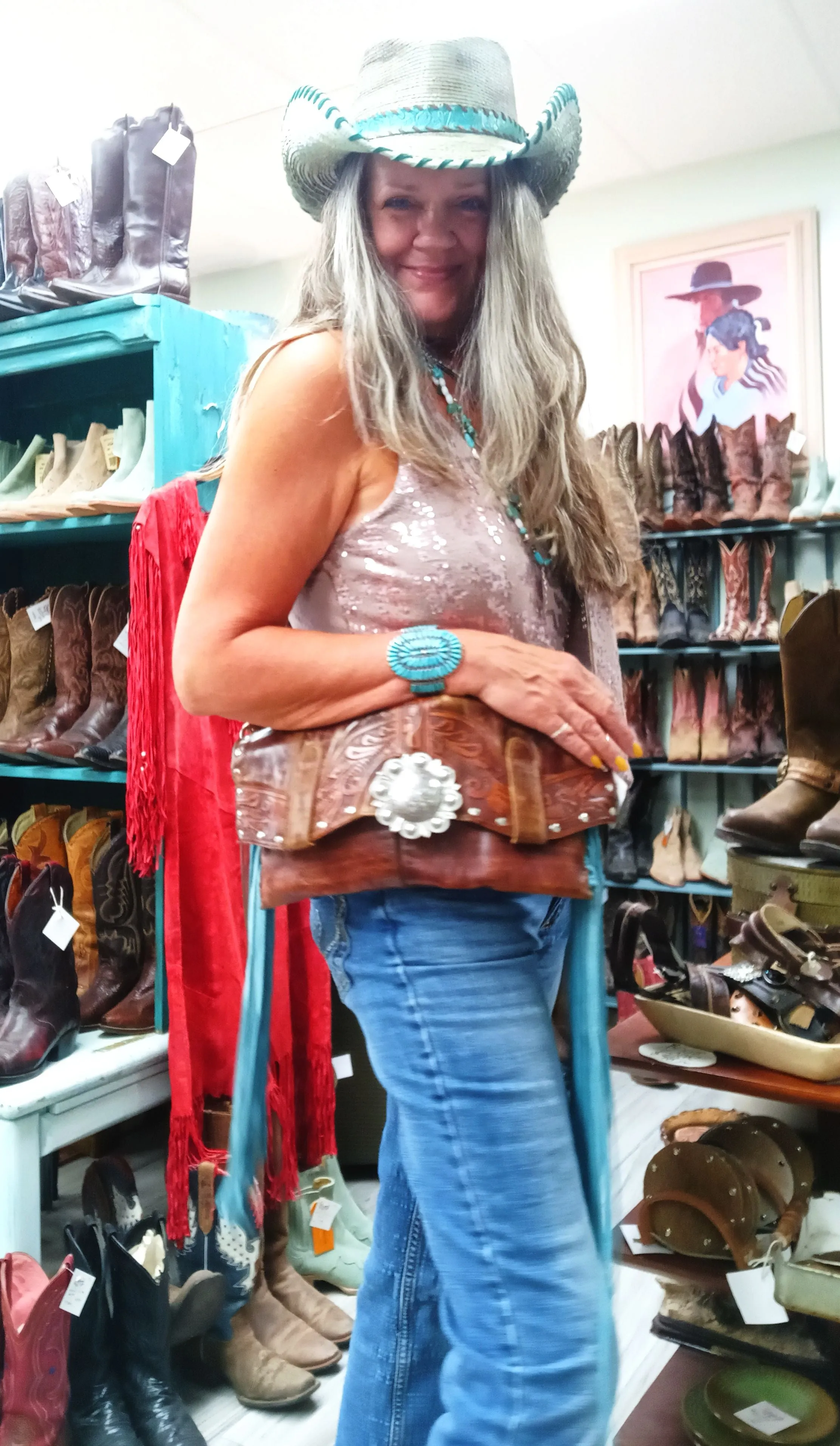 Clutch Cowboy Boot Purse CL11