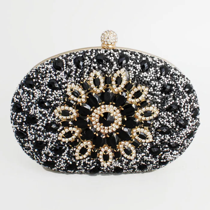 Clutch Crystal Hard Case Bag for Women