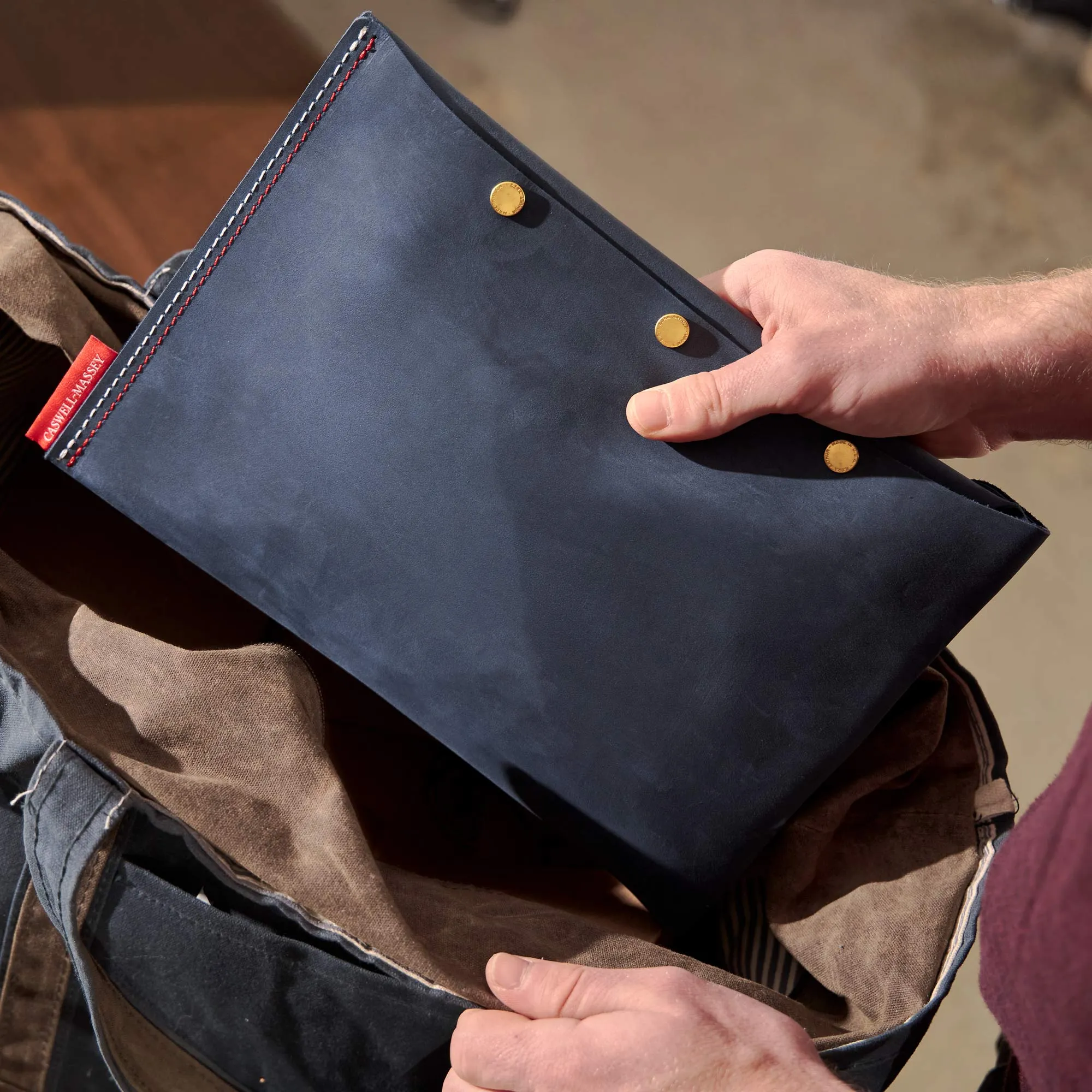 CM x Ezra Arthur Flat Folio Dopp Kit