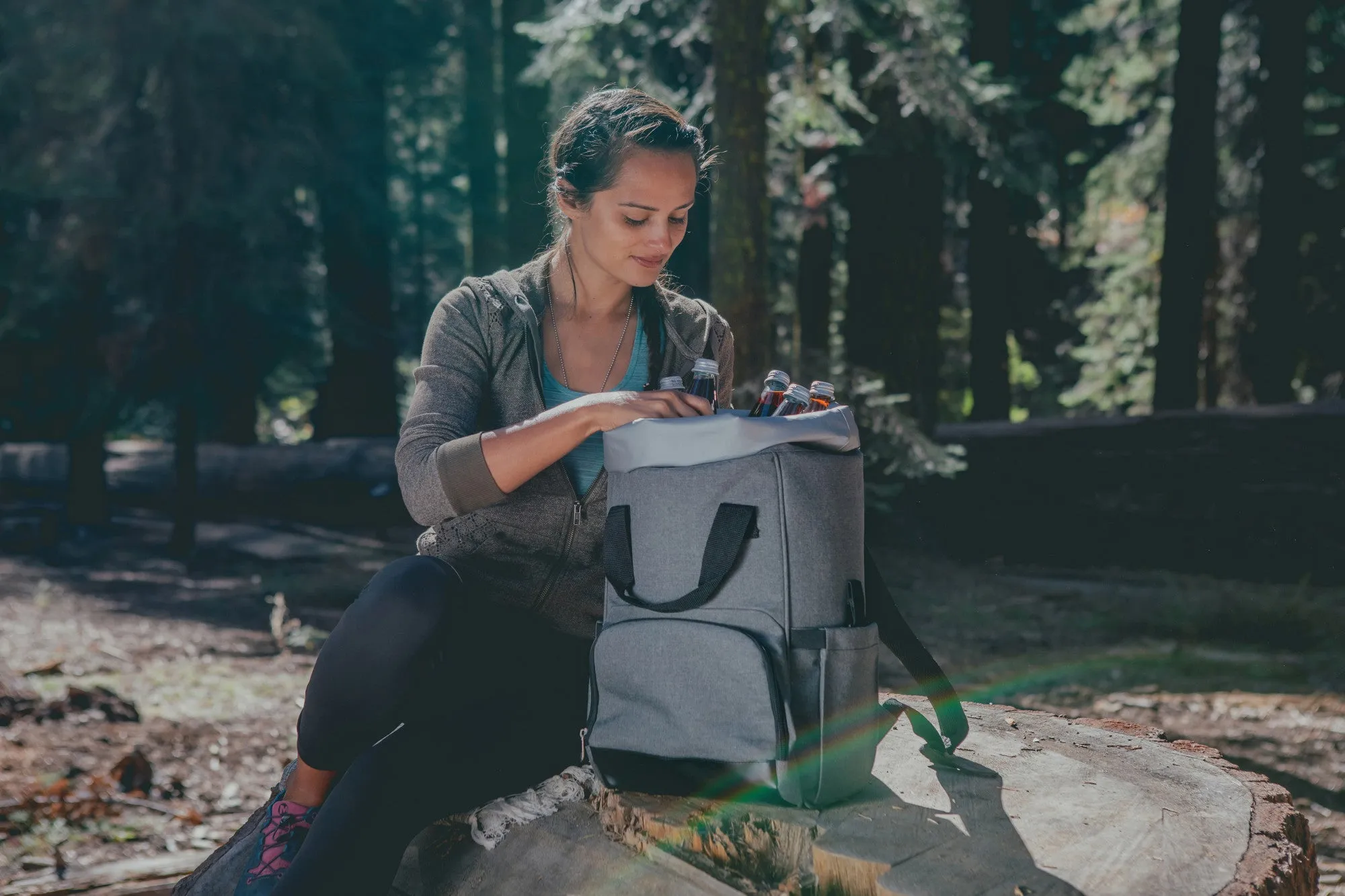 Colorado Rockies - On The Go Roll-Top Backpack Cooler