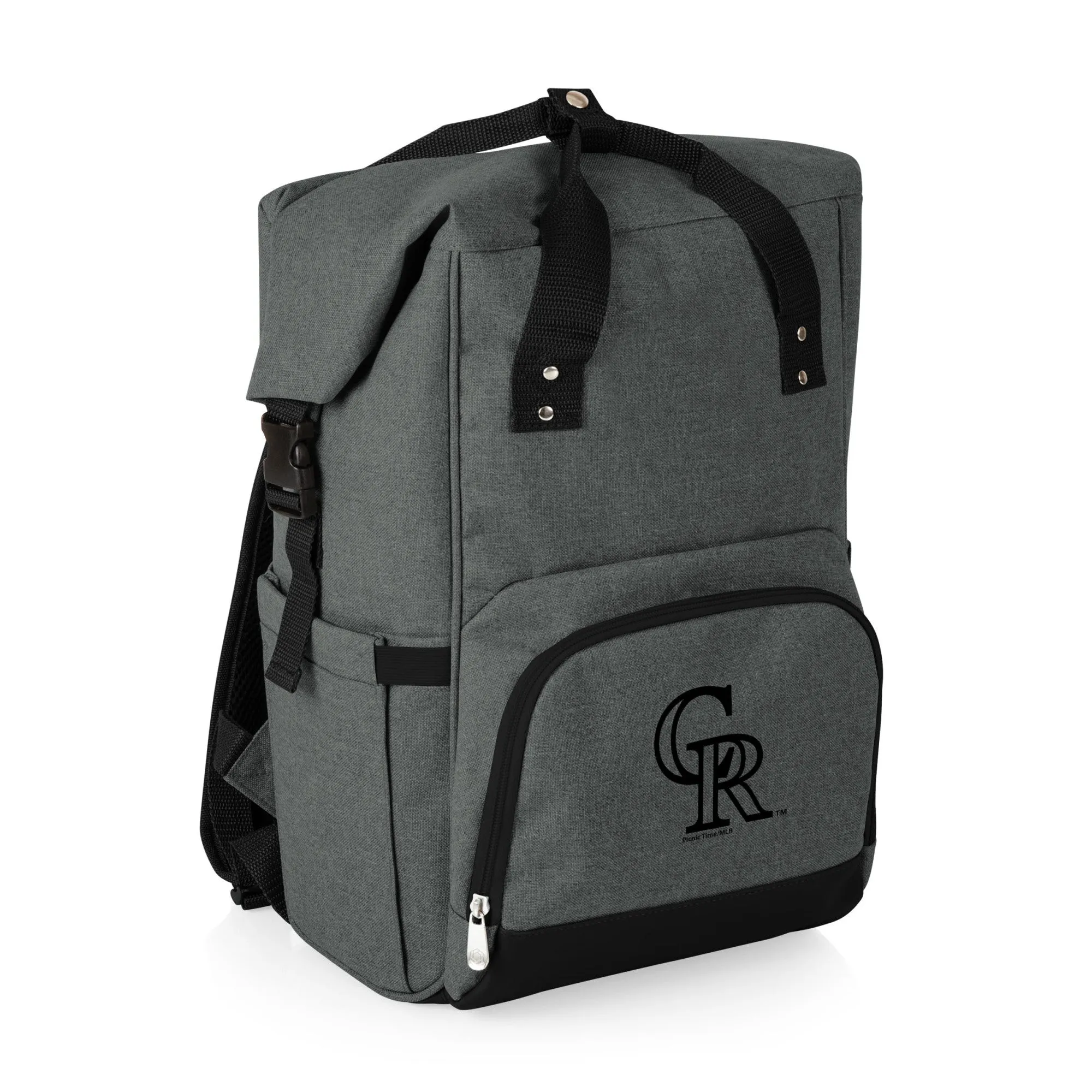 Colorado Rockies - On The Go Roll-Top Backpack Cooler