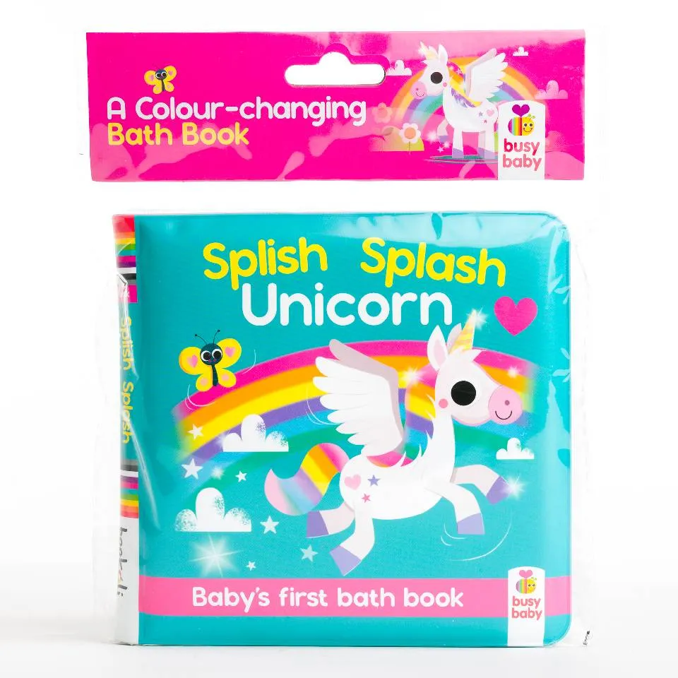 Colour-Changing Bath Book: Splish, Splash Unicorn