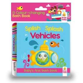 Colour-Changing Bath Book: Splish, Splash Vehicles