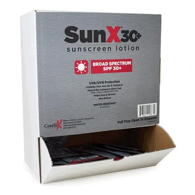 Coretex SunX SPF30 Sunscreen Wallmount 50/Box 91663