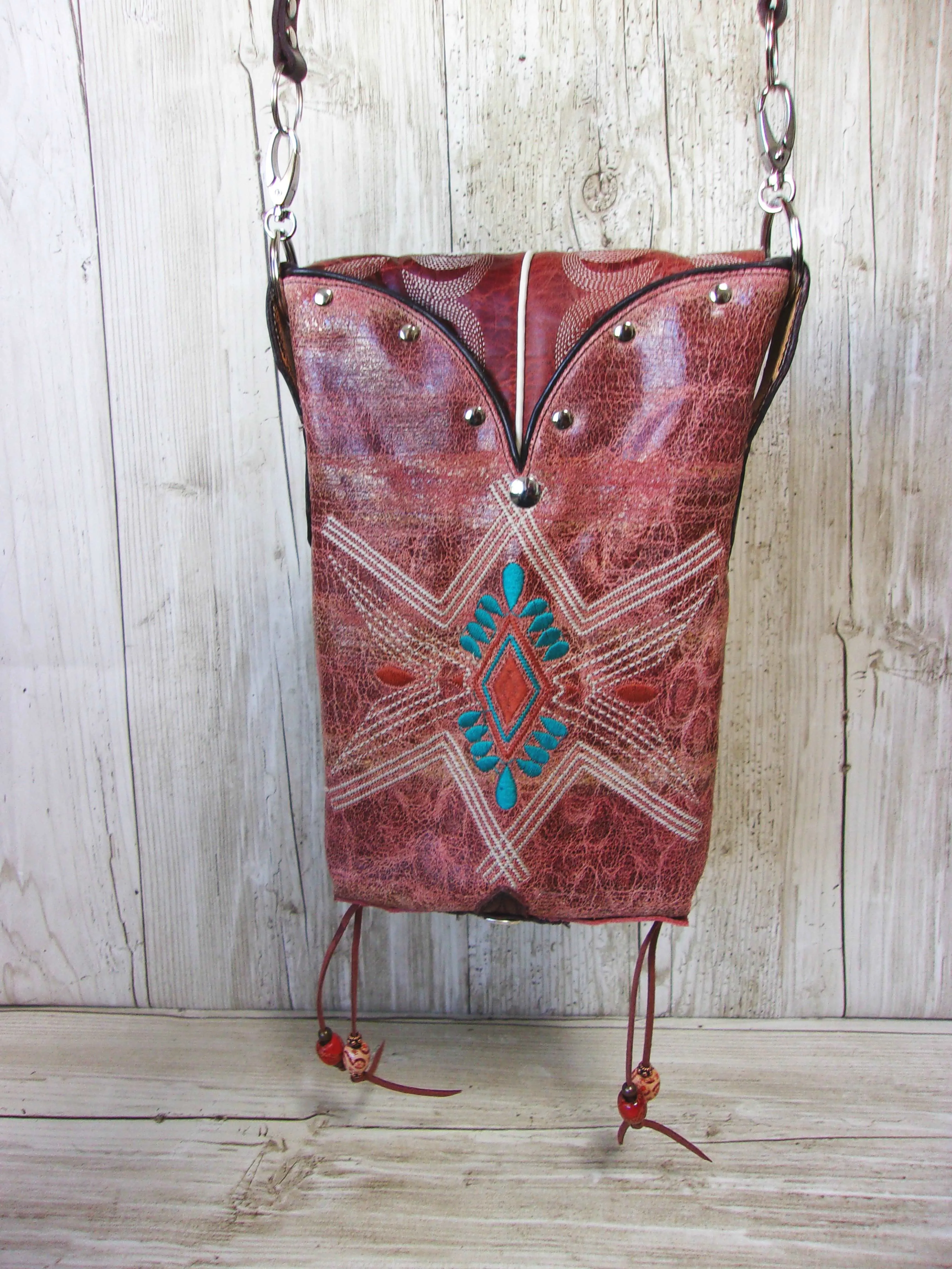 Cowboy Boot Crossbody Hipster Purse HP820