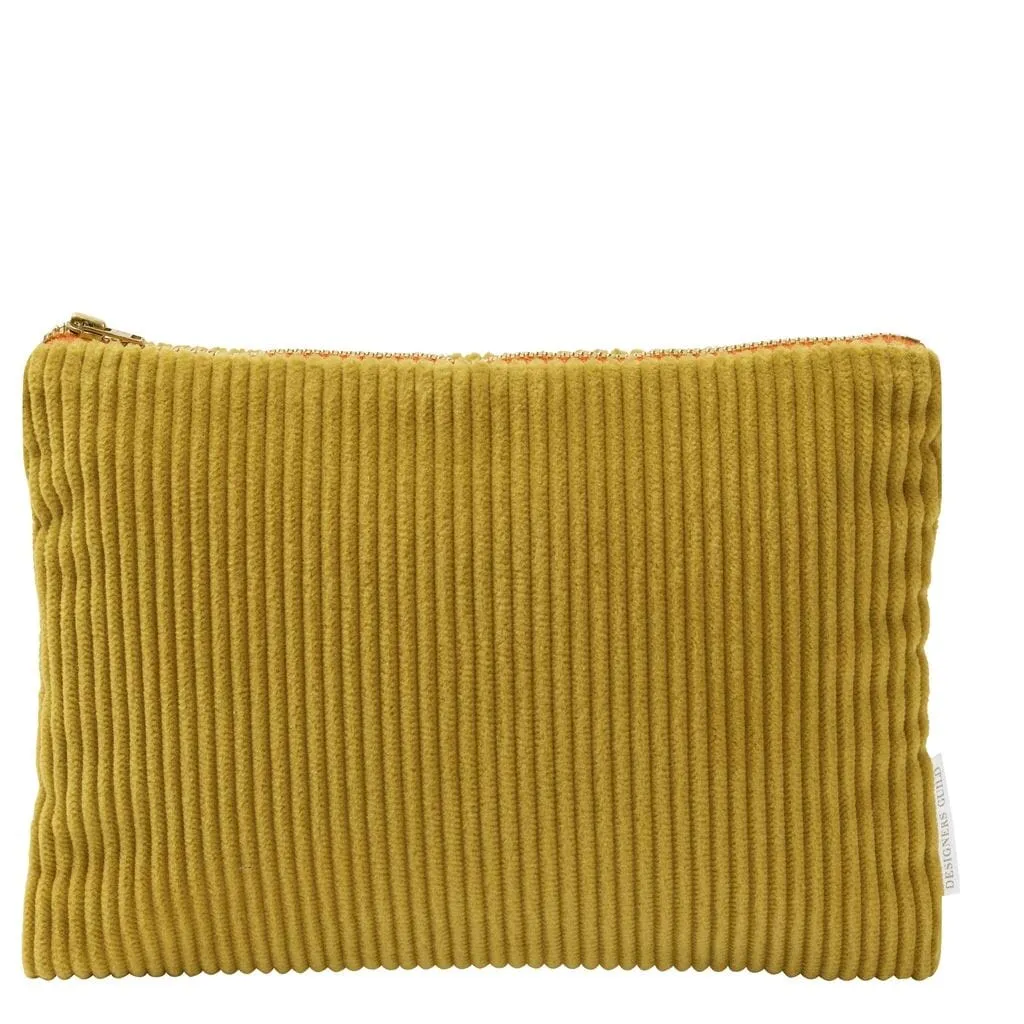 Designers Guild Corda Olive Medium Pouch