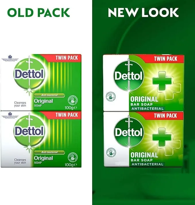 Dettol Original Bar Soap Twin Pack (2x100g)