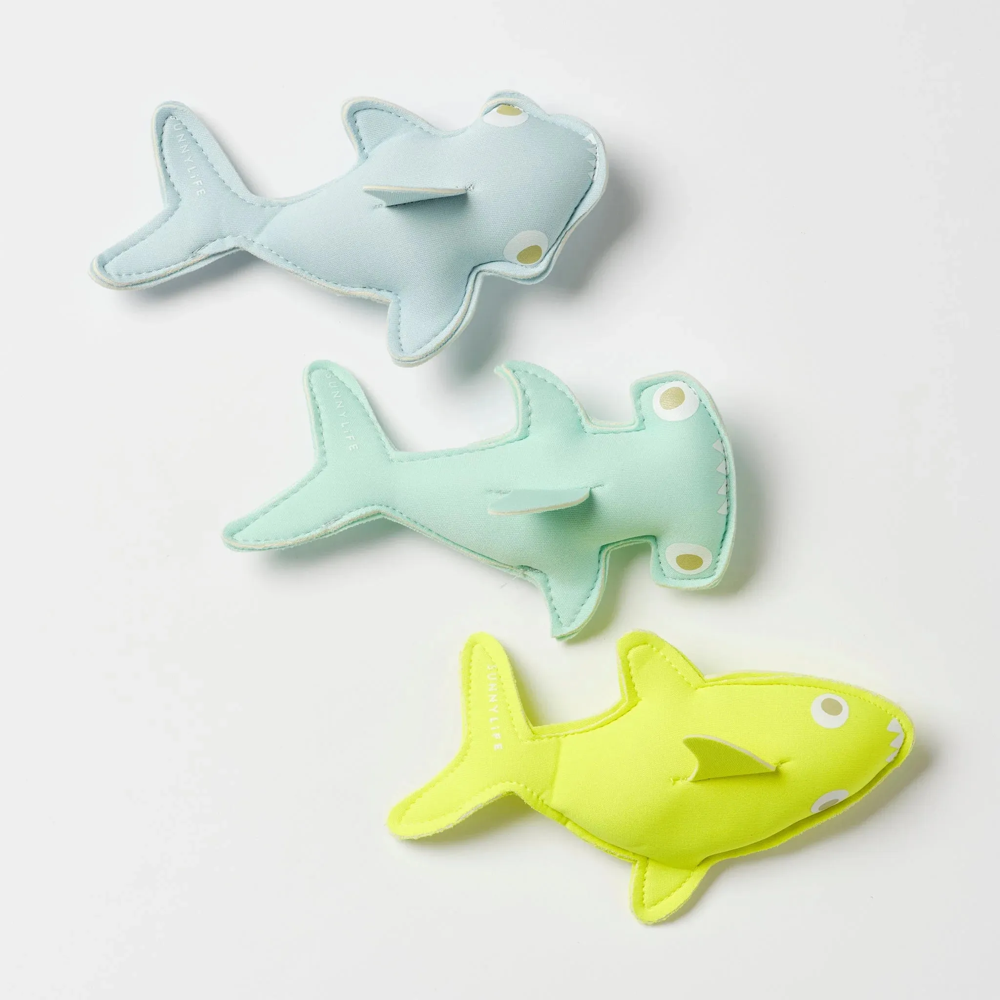 Dive Buddies | Salty the Shark Aqua Neon Yellow