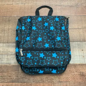 Dream Utilities Black/Blue Star Print Toiletry Bag