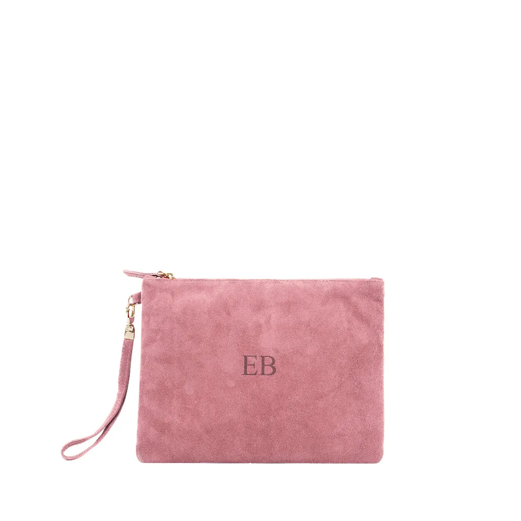 Emmy Boo Suede Luxe Clutch 32