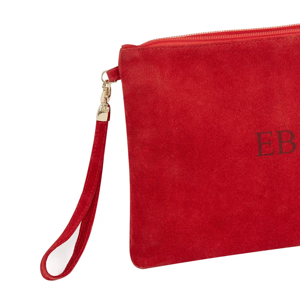 Emmy Boo Suede Luxe Clutch 32