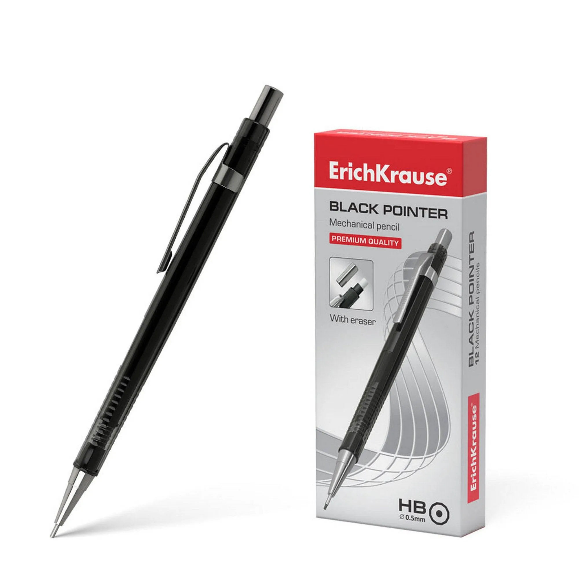 ErichKrause Mechanical pencil Black Pointer 0.5 mm, HB