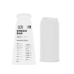 Ever Ready First Aid Emesis Disposable White Vomit Bags - 24 Count