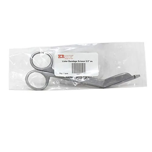 Ever Ready First Aid Ever Ready First Aid Medical and Nursing Lister Bandage Scissors 5.5" - Stainless Steel - Surgeries, Medical Care and Home Health Care