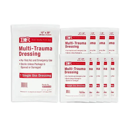 Ever Ready First Aid Multi-Trauma Sterile Non-Woven Dressing 12” x 30”