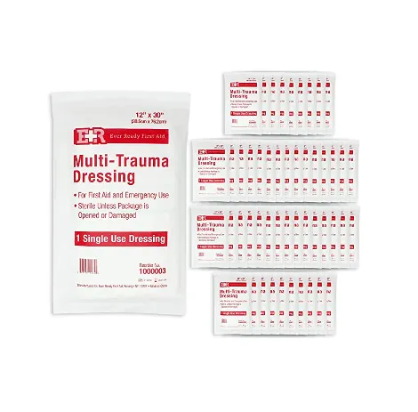 Ever Ready First Aid Multi-Trauma Sterile Non-Woven Dressing 12” x 30”