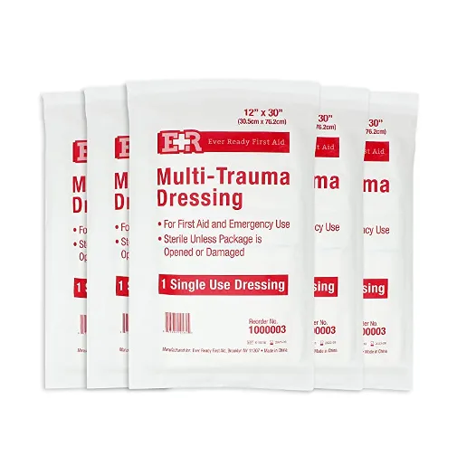 Ever Ready First Aid Multi-Trauma Sterile Non-Woven Dressing 12” x 30”