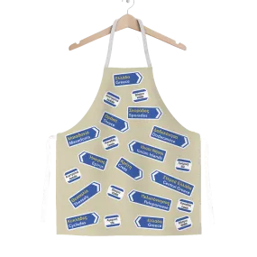 Everywhere Are Signs Adult Apron