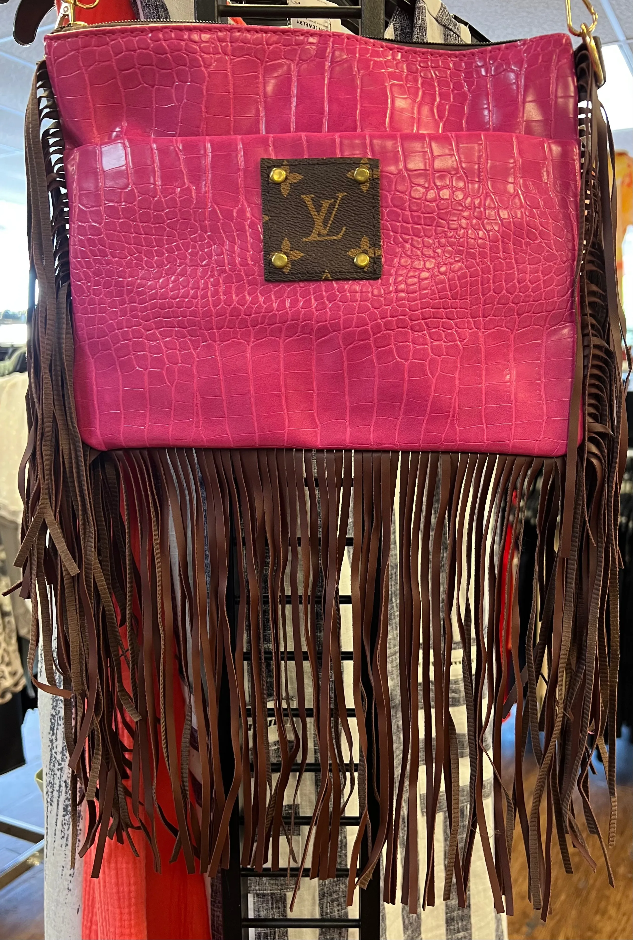 Fashion Western fringe crossbody shoulder bag