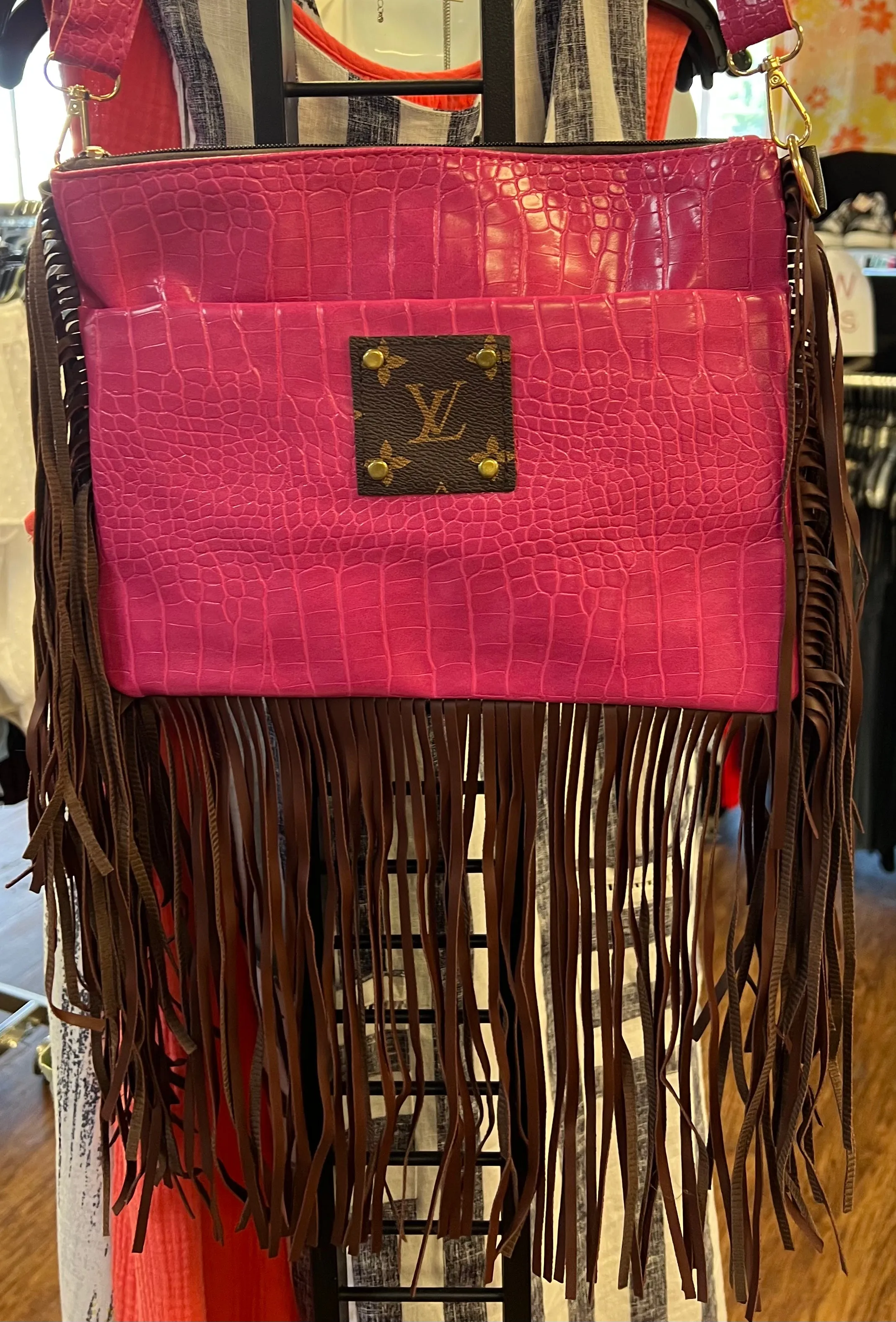 Fashion Western fringe crossbody shoulder bag