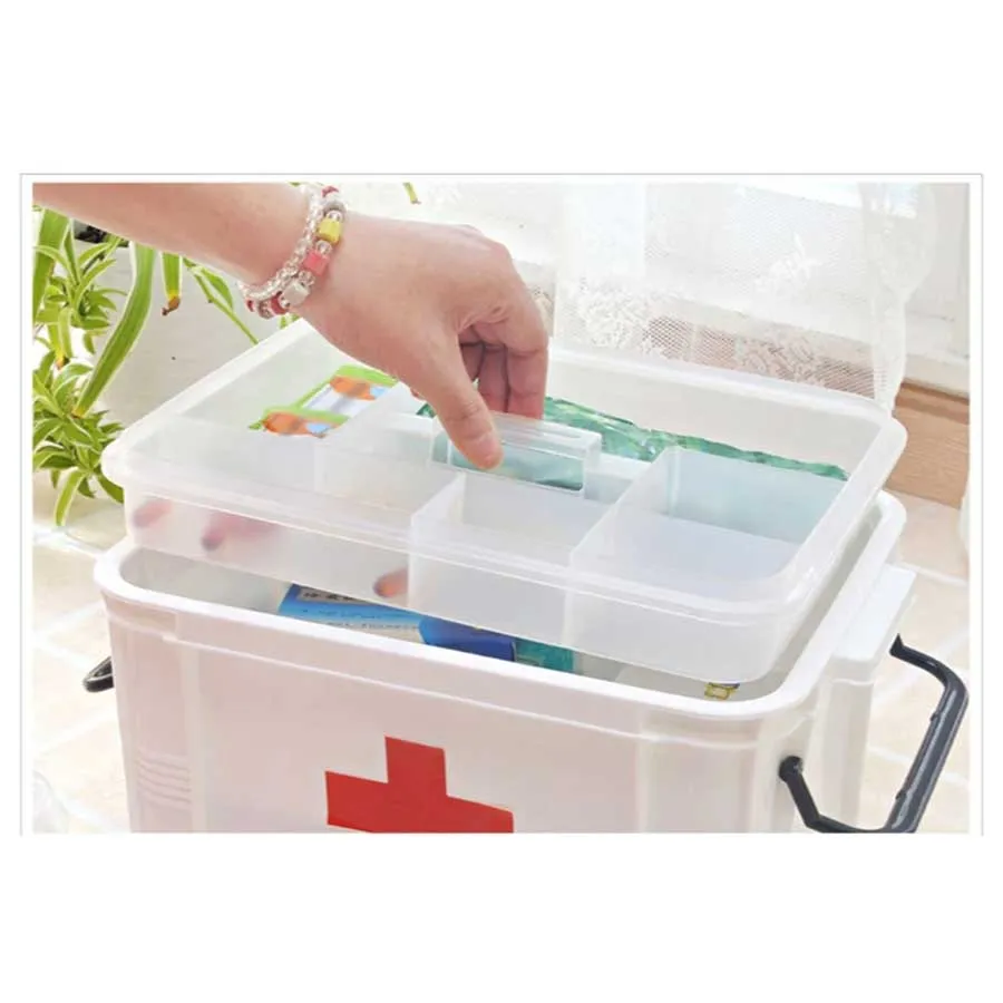 First Aid Kit Portable Emergency Box Medicine