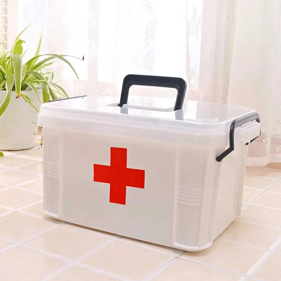 First Aid Kit Portable Emergency Box Medicine