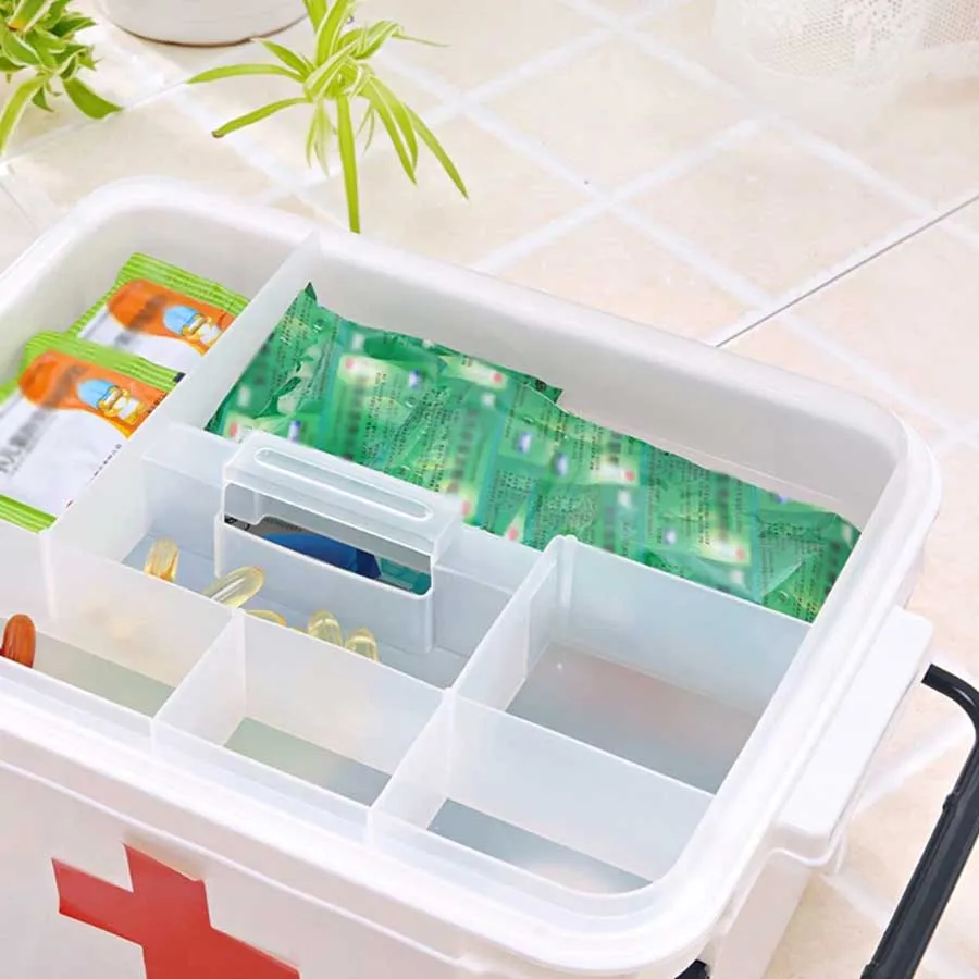 First Aid Kit Portable Emergency Box Medicine