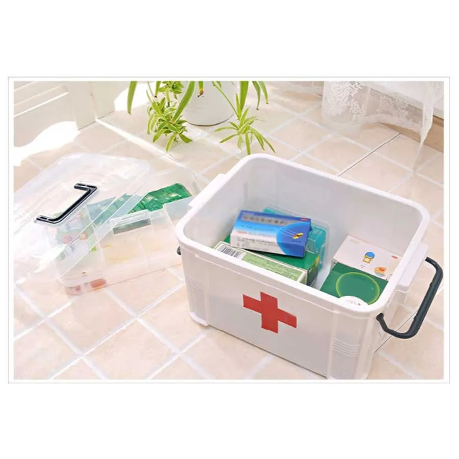 First Aid Kit Portable Emergency Box Medicine