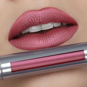 First Class | A Frosted Berry Rose Liquid Lipstick