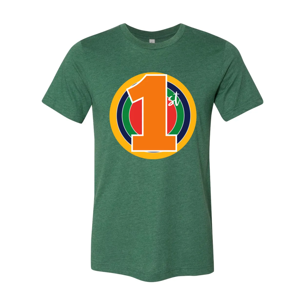 First Grade Primary Colors Circle Tee