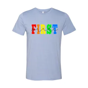 First Grade Rainbow Tee