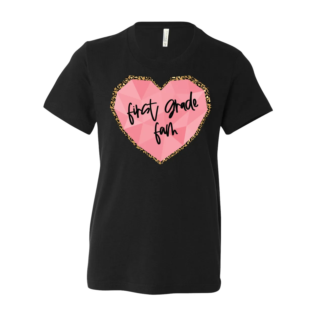 First Grade YOUTH Heart T-Shirt