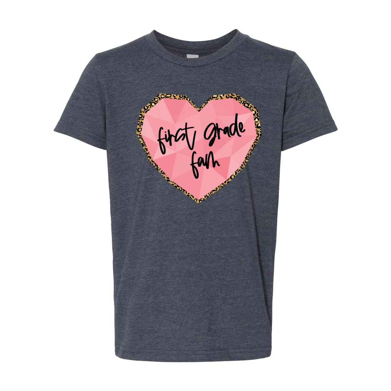 First Grade YOUTH Heart T-Shirt