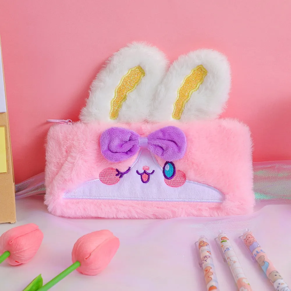 Fluffy Kawaii Pencil Cases