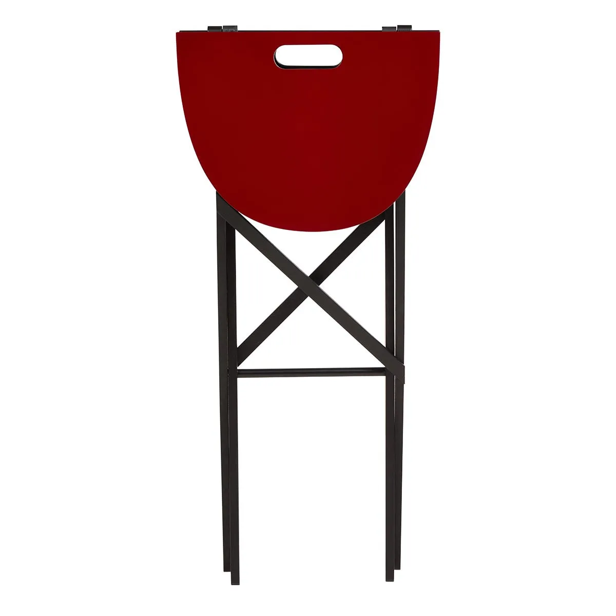 Folding Table Oval Red