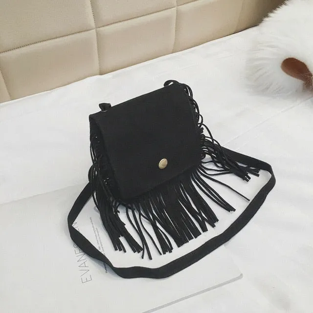 Get Fringed Crossbody Bag