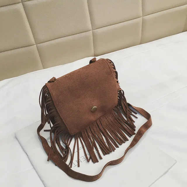 Get Fringed Crossbody Bag