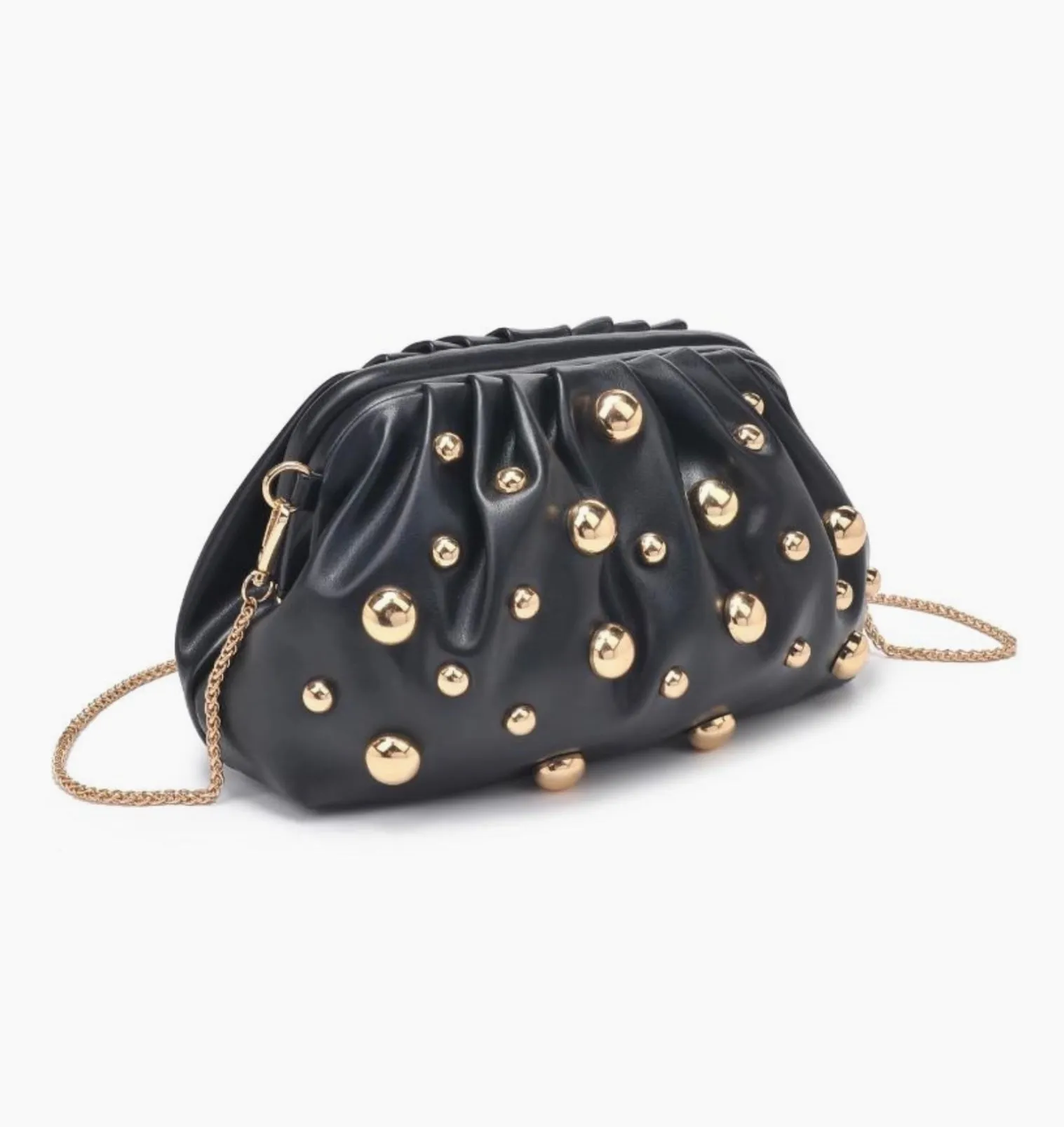 Going-Out Studded Handbag