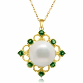 Green Garden Edison Pearl Necklace