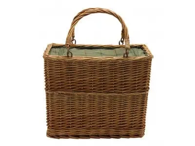 GREEN TWEED COOLER BASKET