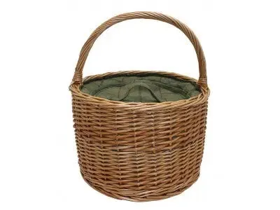 GREEN TWEED ROUND CHILLER BASKET