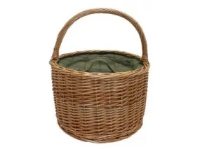 GREEN TWEED ROUND CHILLER BASKET