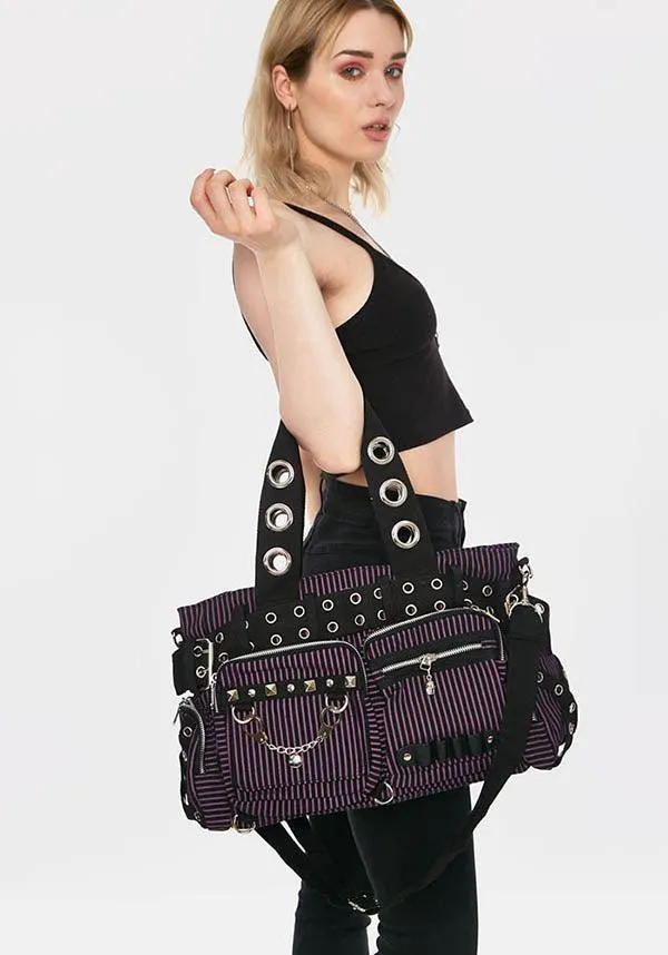 Handcuffs Purple Striped | BAG