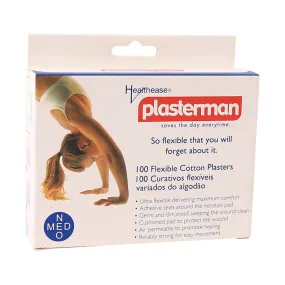 Healthease Plasterman Flexibl Plasters Strips 19mm x 72mm 100 Pack